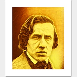 Frédéric Chopin Golden Portrait | Frédéric Chopin Artwork 8 Posters and Art